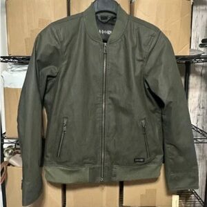 H&M Olive Green Bomber Jacket for Men